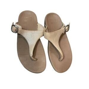 FitFlop Women's The Skinny Leather Flip-Flop Size 6